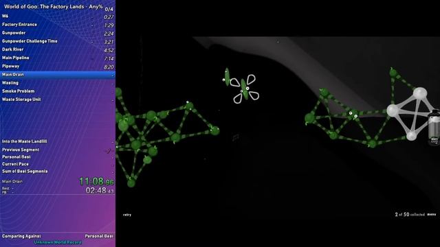 [Requested by Volcanojungle] World of Goo - The Factory Lands Any% done in 21:06.66 смотреть онлайн