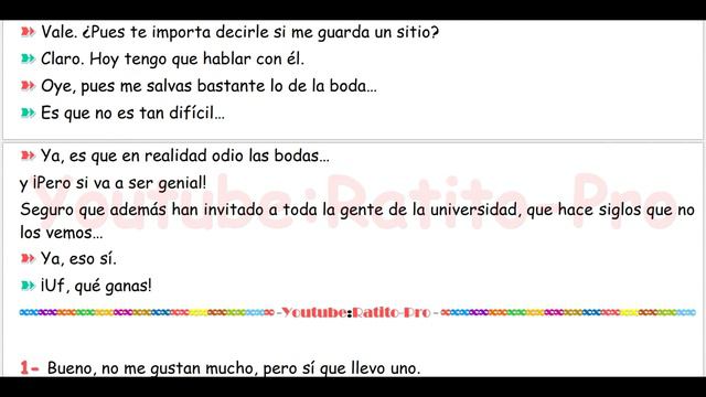Conversaciones para aprender español ♫ Nivel B1 ♫ Learn Spanish 19 смотреть онлайн