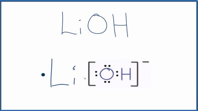 How to Draw the Lewis Dot Structure for Lithium hydroxide: Lithium hydroxide смотреть онлайн