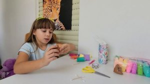 Лепим ВОЗДУШНЫЙ ШАР из воздушного пластилина. Детские поделки. ПОДЕЛКИ из пластилина.