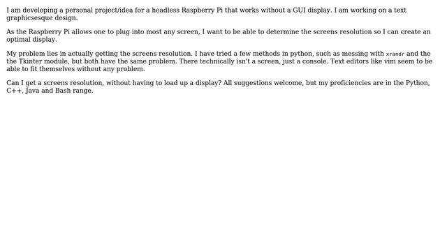 Unix & Linux: Finding screen resolutions without $DISPLAY through python or shell scripting смотреть онлайн