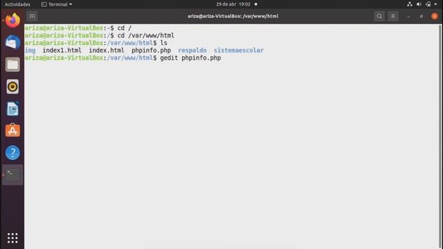 Tarea 8: Ubuntu – Apache – MySQL – PHP смотреть онлайн