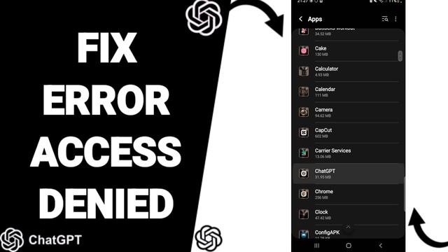 How To Fix Error Access Denied On ChatGPT App смотреть онлайн