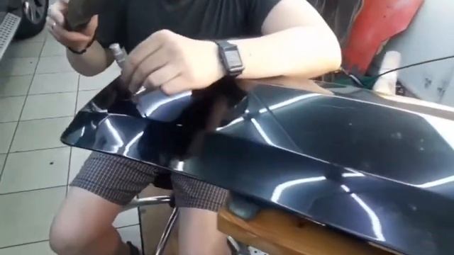 УДАЛЕНИЕ вмятин без покраски???ДО и ПОСЛЕ! смотреть онлайн