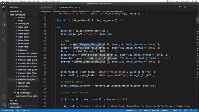 WORDPRESS + BUDDYPRESS (2020) - MEMBER INDEX PAGE [ BACKEND SETUP & CODE REVIEW ] PART 3 смотреть онлайн