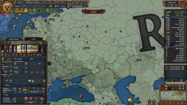 #EU4 Leviathan. Россия #8.1. Достраиваем 100 линкоров, спецзаказ для Англии. Ironman смотреть онлайн