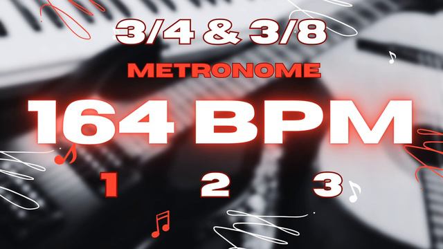 164 BPM - 3/4 & 3/8 Metronome смотреть онлайн