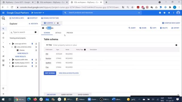 Big Query - Conjunto de Datos - Ingeniería de Datos con GCP - Clase #2.5 смотреть онлайн