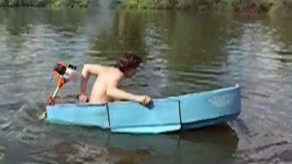 Cамодельный лодочный мотор(Homemade outboard motor)