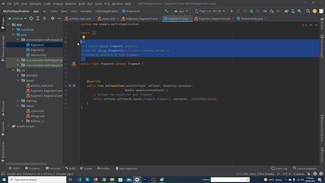 How to Add Fragments In Activity Android Studio смотреть онлайн