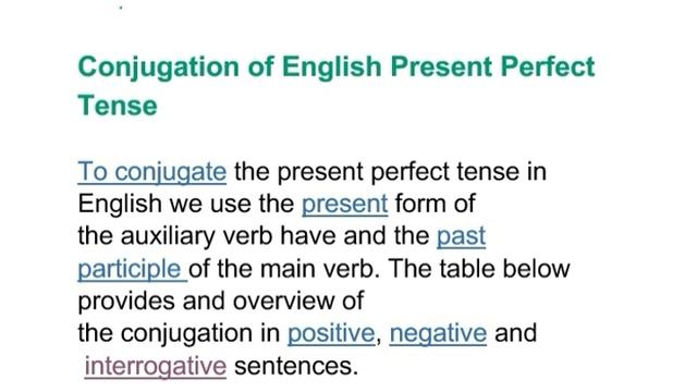 Present perfect tense in English grammar, Learn English grammar _// with English Master смотреть онлайн