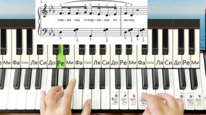 Надежда Анна Герман на Пианино для Начинающих ЛЕГКО + НОТЫ?