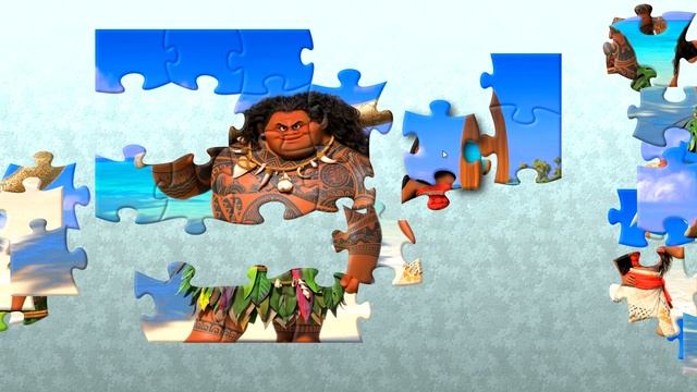Moana - Picture Puzzle Game for children смотреть онлайн