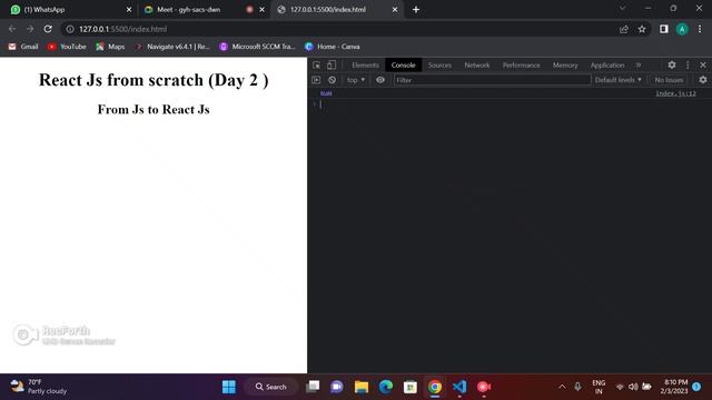 React Js tutorial (day 2) : From Js to React Js - Rest , Spread and others concept in detail смотреть онлайн