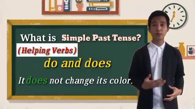 SIMPLE PAST TENSE OF A VERB - LECTURE VIDEO смотреть онлайн