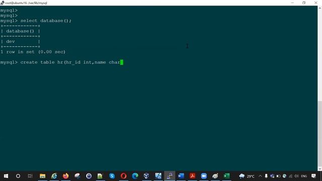 Create Table and Insert Table in MySQL Server #Telugu смотреть онлайн
