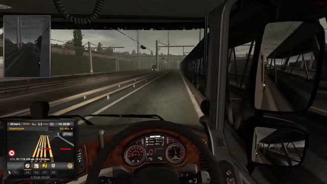 ETS2 MP - Одинокий водитель на дорогах 2... смотреть онлайн