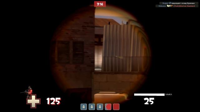 TF2[HD] Винтовка инвалида. Sniper Gameplay смотреть онлайн