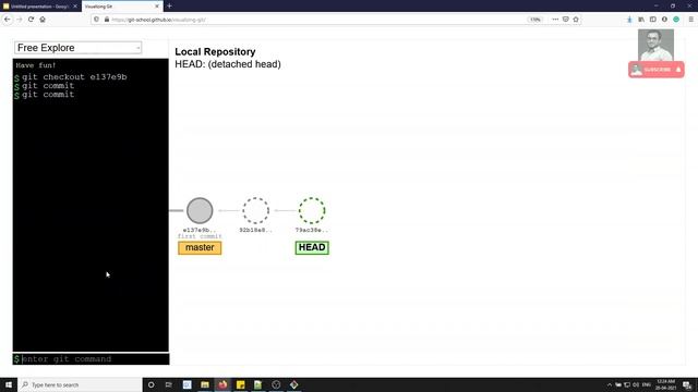 21. Detached Head in GIT. How can we handle the detached head state in Project - GIT смотреть онлайн