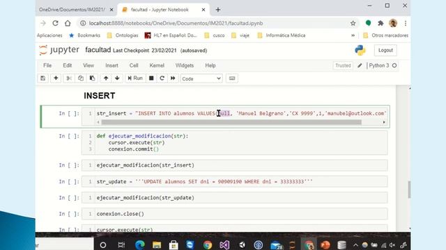 Introducción a Bases de Datos Relacionales con SQLite y Python: 7 смотреть онлайн