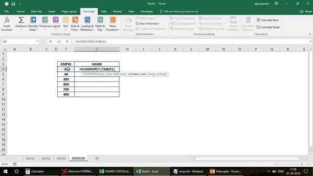 Learn Excel - Video 553 - Crack Vlookup interview - 3 vlookups in one formula смотреть онлайн