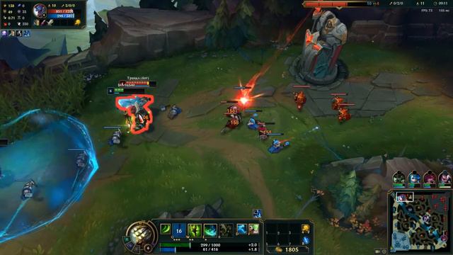 Играю в первы - League of Legends смотреть онлайн