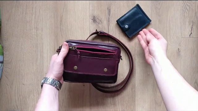 Поясная сумка Mb 027 1 Натуральная кожа. Ручная работа.