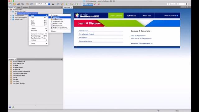 Java Tutorial - How to Create a new Java Project in NetBeans смотреть онлайн