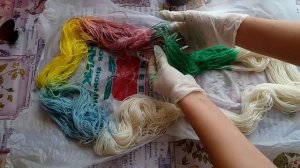 как покрасить пряжу в домашних условиях