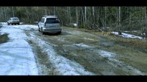 Паджеро 4, Прадо 120 и Нива на бездорожье