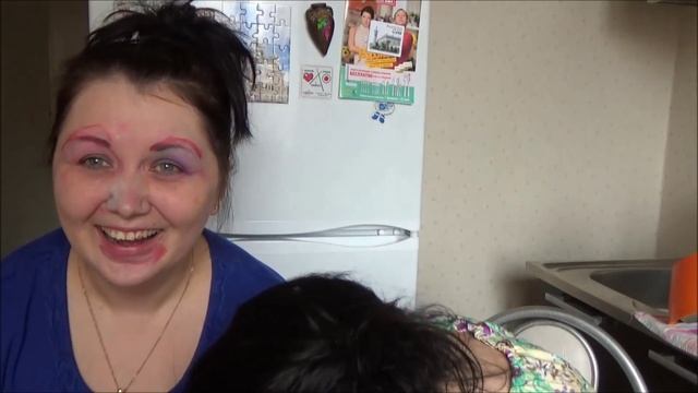 CHALLENGE  макияж вслепую/перлы Бьюти блогеров/CHALLENGE Make Blind / Pearl Beauty Bloggers