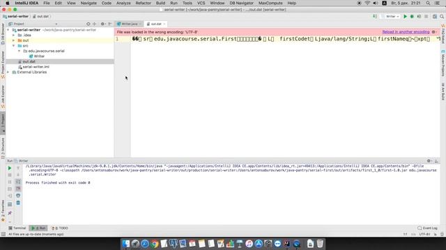 Выпуск 10. Сериализация через JAR с помощью Intellij IDEA. смотреть онлайн