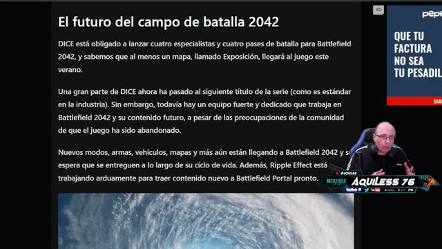 DICE TIENE UN EQUIPO FUERTE Y DEDICADO PARA SOLUCIONAR Y TERMINAR EL BATTLEFIELD 2042 смотреть онлайн