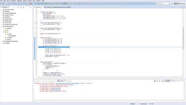 Базовый прототип классической змейки на Java. смотреть онлайн