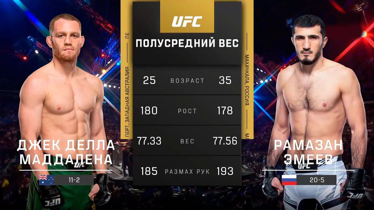 UFC 275 Рамазан Эмеев vs Джек Делла Маддалена | Обзор на Бой Эмеев vs Маддалена | Emeev vs Maddalena смотреть онлайн
