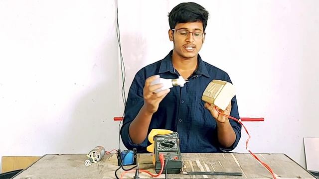 BUILT A 220V GENERATOR EASILY| Diy 220v generator using dc motor| experiments in telugu#DCGENRATOR смотреть онлайн