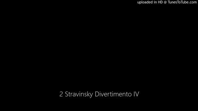 2 Stravinsky Divertimento IV смотреть онлайн