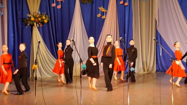 "Танго" - ансамбль бального танца "Фантазия" 2018г. смотреть онлайн