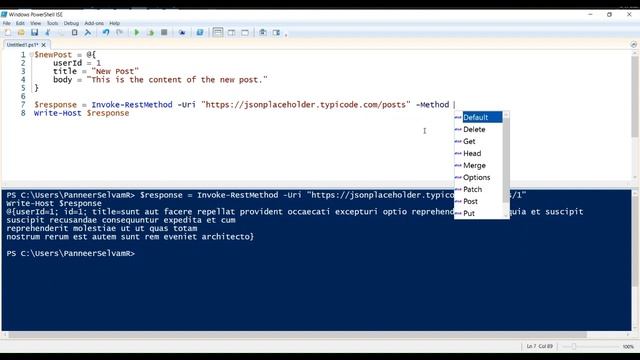 PowerShell Webservice - Working with RESTful APIs using Invoke-RestMethod смотреть онлайн