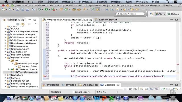 Introduction to Computer Programming - Review for Second Midterm - Words With Acquaintances смотреть онлайн