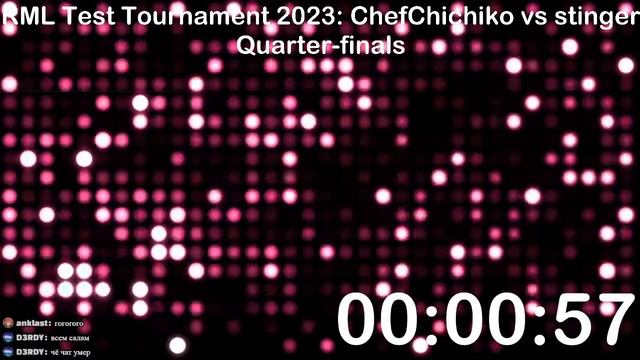 RML Test Tournament 2023 / ChefChichiko VS stinger / Quarter-finals смотреть онлайн