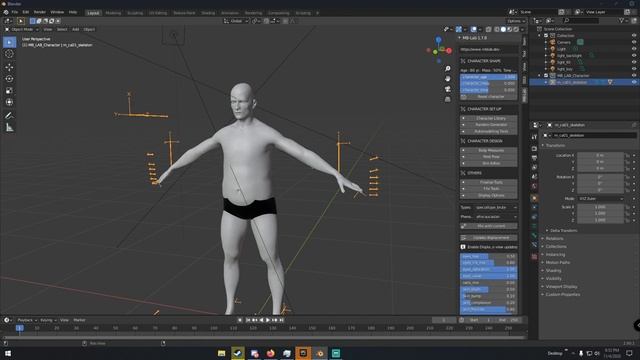 Easily Create Rigged Characters in Blender 2.9 (MB-Lab Addon) смотреть онлайн