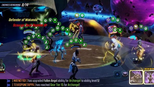 MSF Death Scourge Node 10 D8 Max Scourges F2P смотреть онлайн