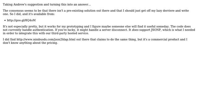 DevOps & SysAdmins: Is there a simple LDAP-to-HTTP gateway out there? (5 Solutions!!) смотреть онлайн