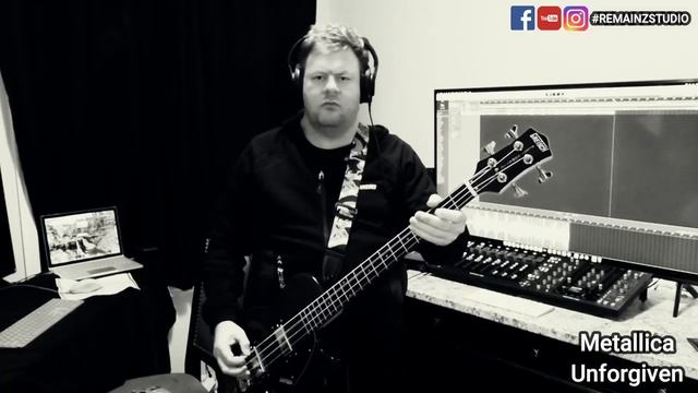 Metallica - Unforgiven (Bass Cover) смотреть онлайн