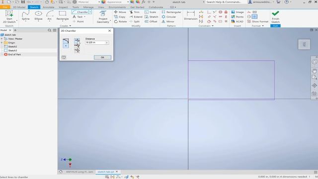 Sketch Tab Resources|| Autodesk Inventor CAD #6 смотреть онлайн