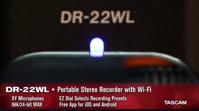 Tascam DR-22WL & DR-44WL смотреть онлайн