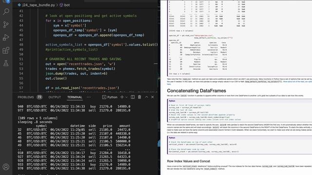 Read The Tape Trading Bot Tutorial [ACTUAL BUYS/SELLS] w/ python & crypto смотреть онлайн