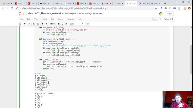 CompBio 1.2 - Random networks, visualizations, degree distribution смотреть онлайн