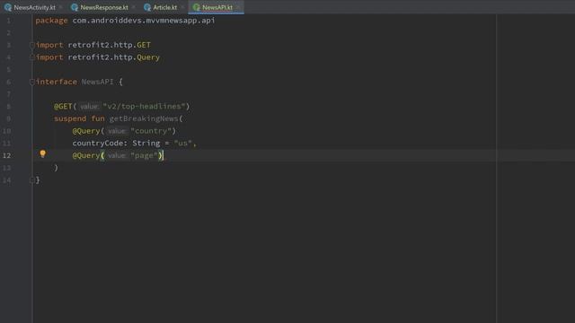 Retrofit Setup - MVVM News App смотреть онлайн